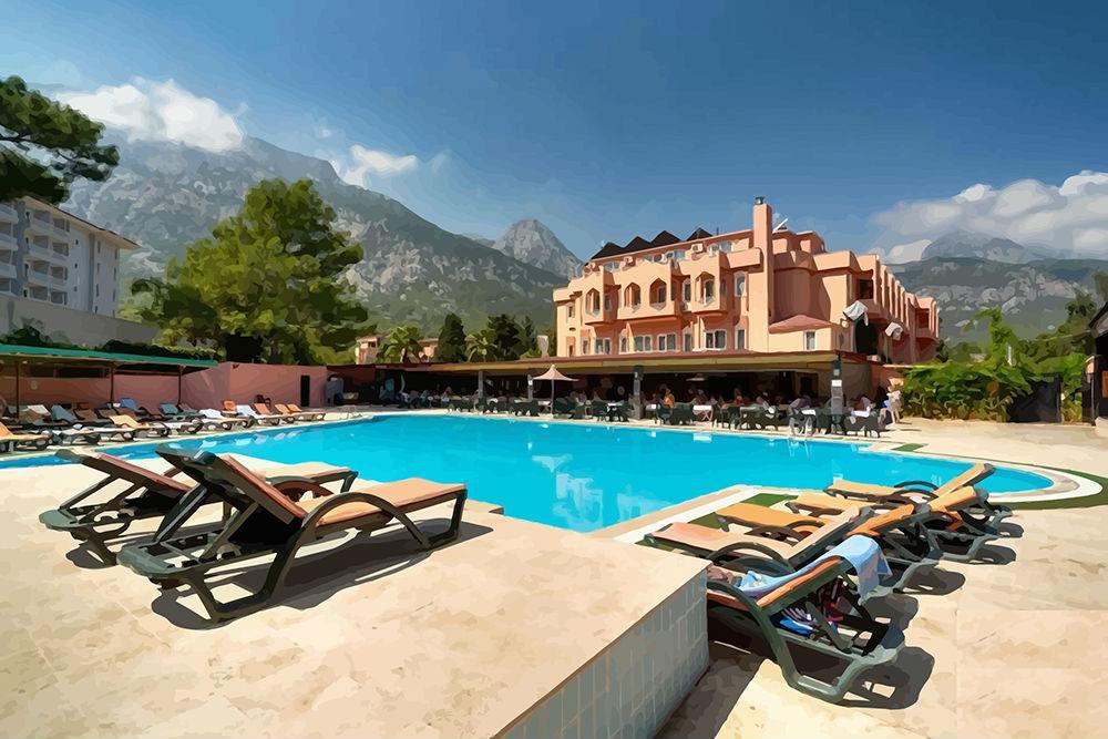 Club Hotel Beldiana Beldibi  Bagian luar foto